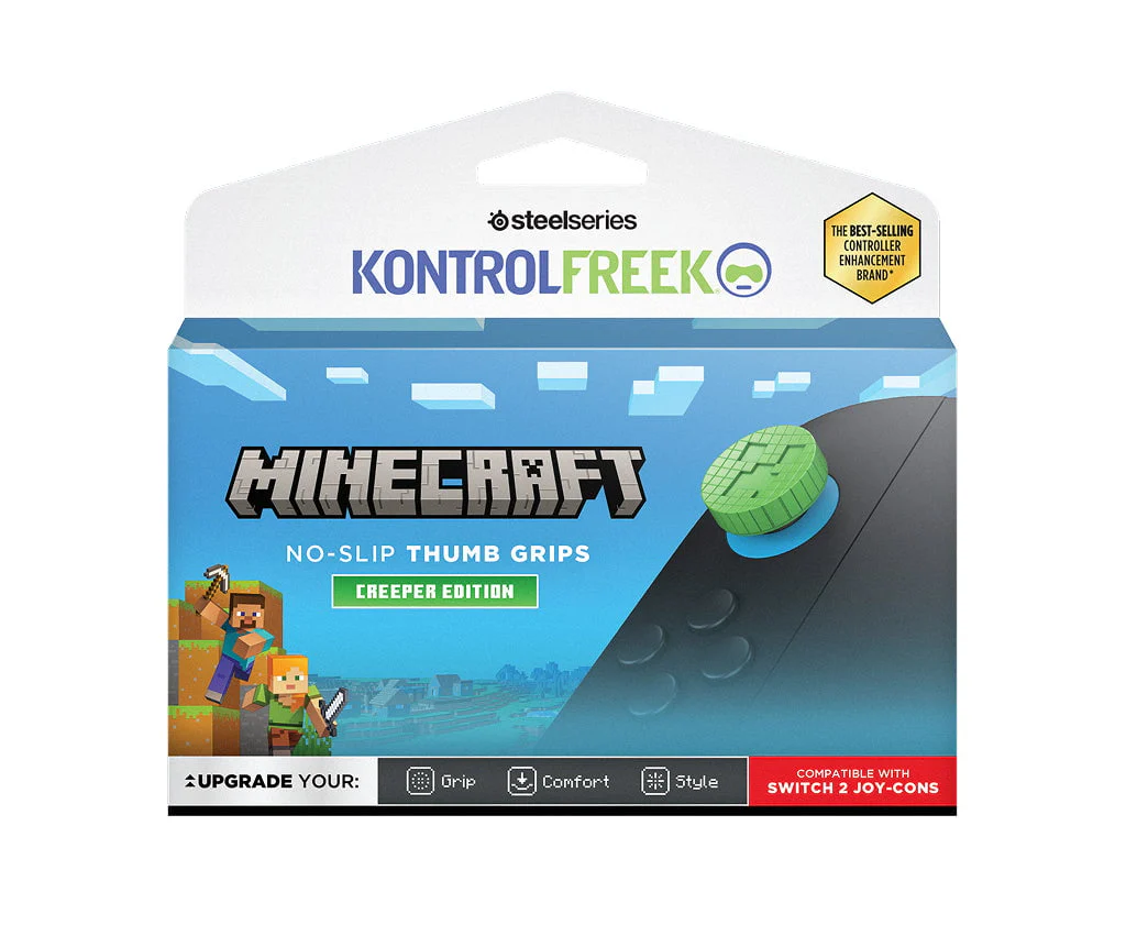 Minecraft Creeper Edition No-Slip Thumb Grips - Image 5